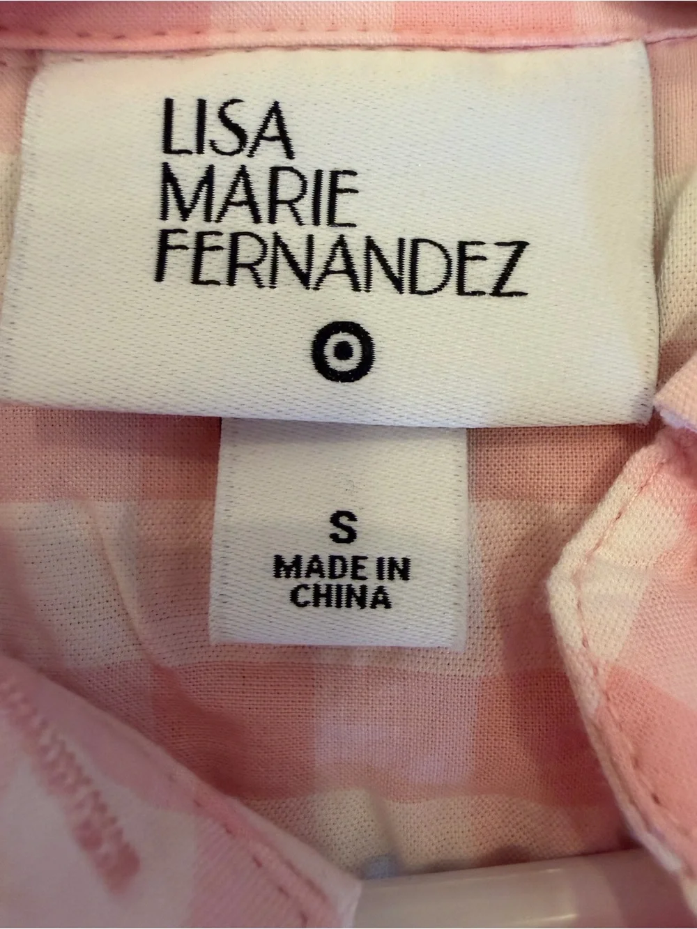 Lisa Marie Fernandez Pink Gingham Seersucker Dress with Tie Waist - Picture 9 of 10